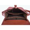 Handgjord läder Messenger Bag A4 Satchel Laptop Handväska Crossbody axelväskor