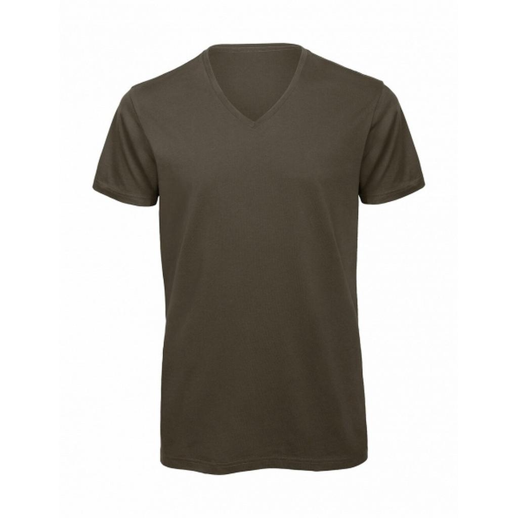 B&C Mens Inspire Organic V Neck T-Shirt
