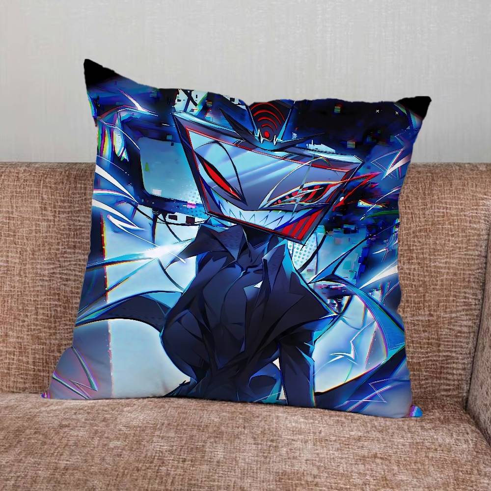 HHazbin Comedy Hotel VVox Pillow Case For Home Bedroom Car Office Decoration Living Room Sofa Cushion Cover Suitable