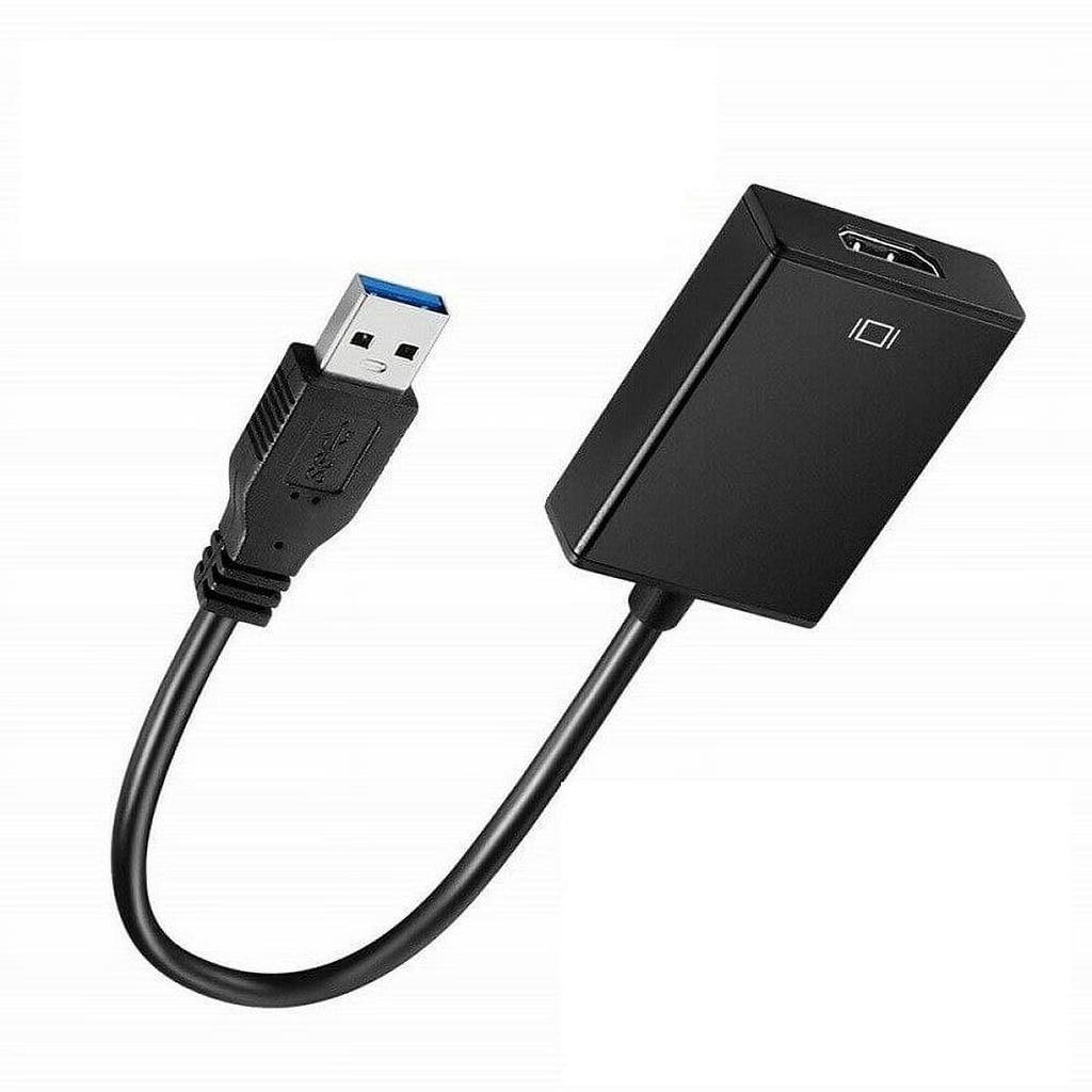 USB to Adapter - 3.0/2.0 Multi-Monitor Cable,Compatible with 7/8/10/11 and MacOS for Multiple Monitors