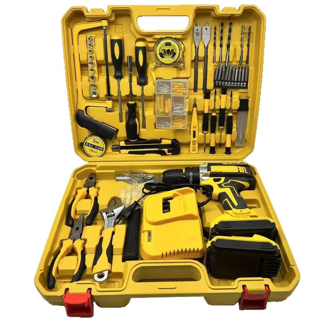 Cordless Lithium Power Drill & Screwdriver Set