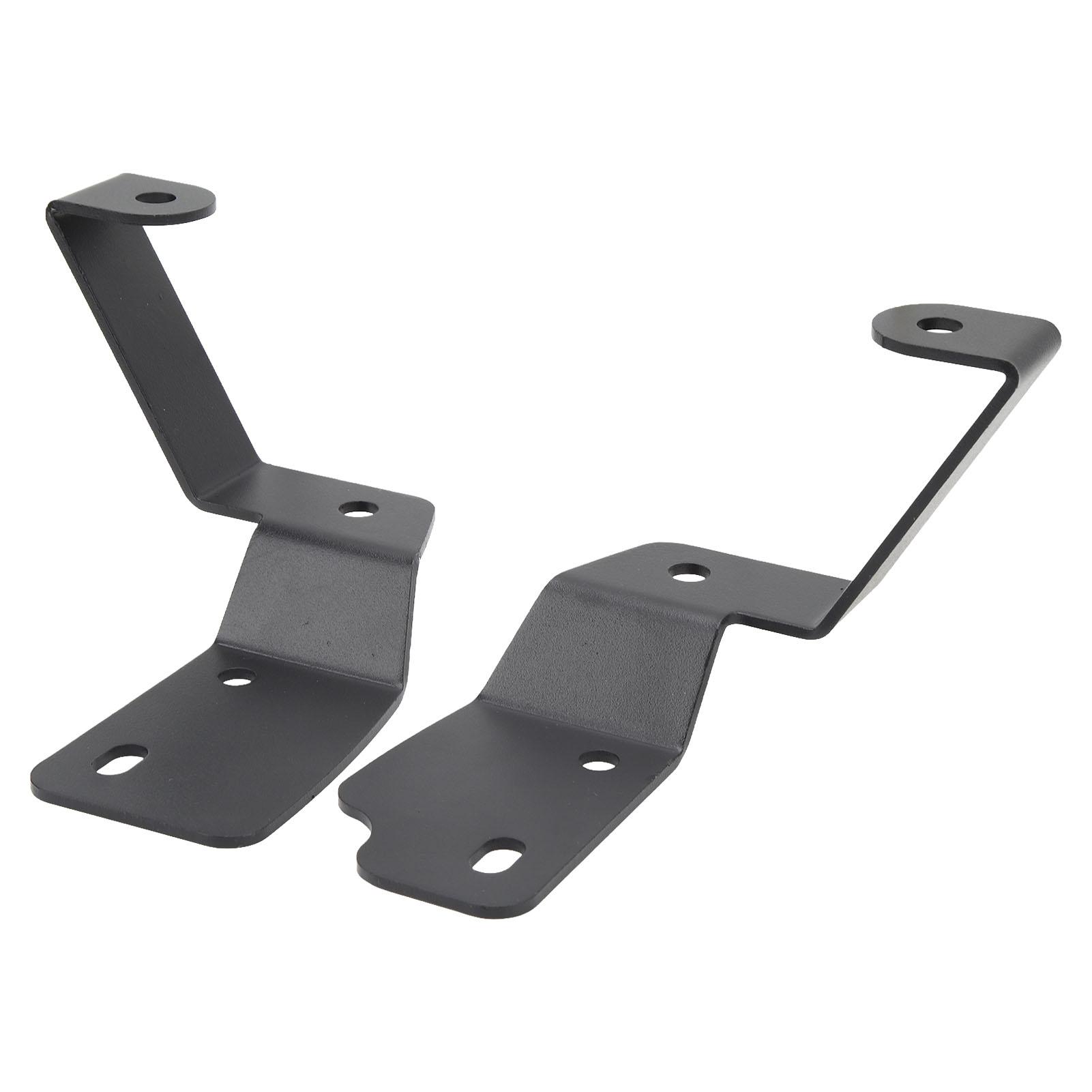 

1Pair Side Pillar Mounting Brackets Black Waterproof Hood Hinge Ditch LED Pods Light Mount Bracket Replacement for Ford