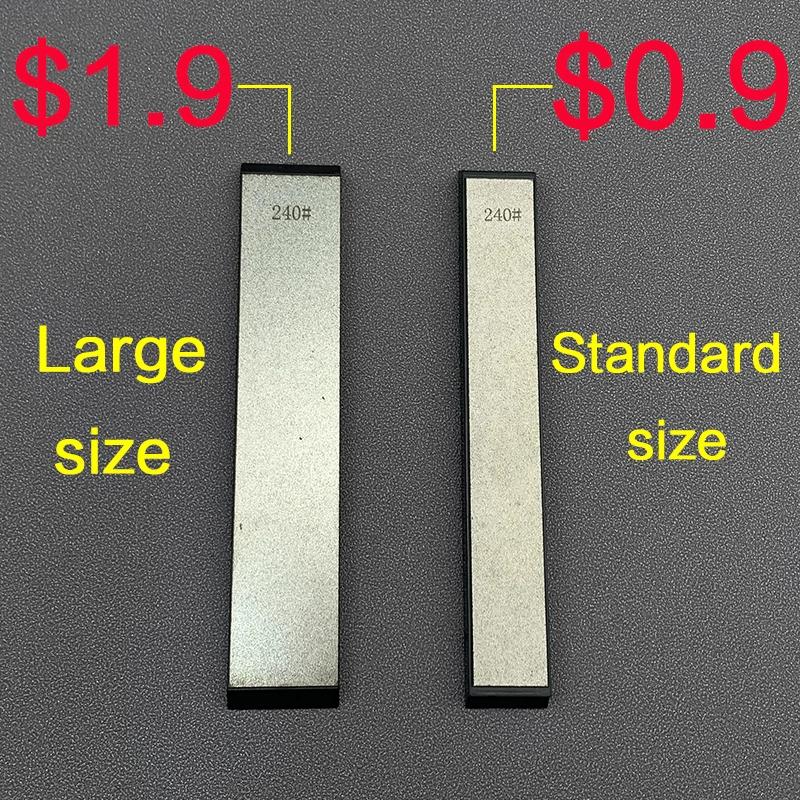 80~3000 Grit Affûteur de couteaux professionnel Grande taille Pierre à aiguiser diamantée Cuisine Lame Système d'affûtage Apex Ensemble de râpes