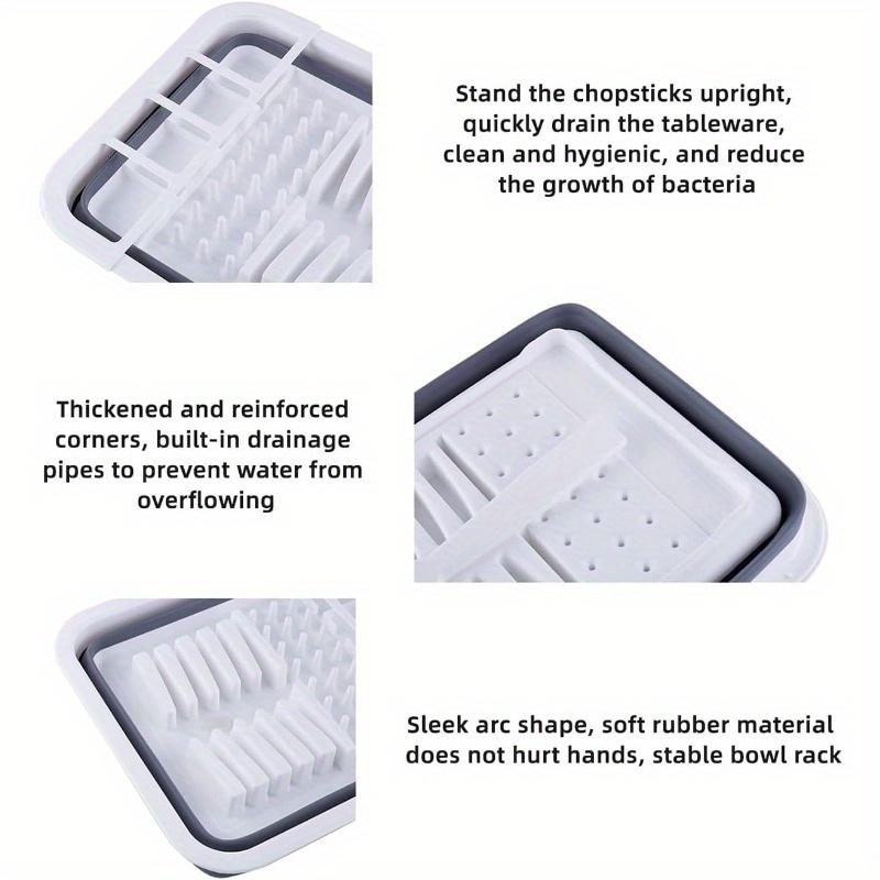 Dish Drying Rack-foldable Dish Drainer, Suitable for RV, Camper, Kitchen Table-portable Dish Drying Rack, Easy To Store, Used In Kitchen