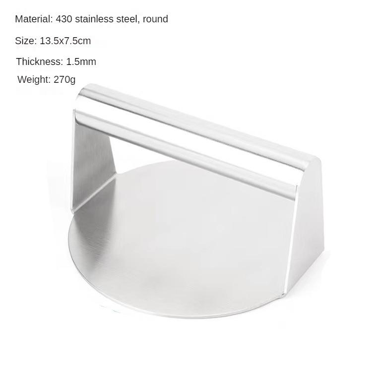 

Пресс для мяса из нержавеющей стали 304, ручной пресс для пирожков, квадратный пресс для стейка, теппаньяки, кухонные гаджеты