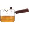 Shangqi Zhijue Glass Teapot with Wood Side Handle