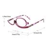 Rotatable Home Office School Library Presbyopic Eyeglass Portable PC Frame 200 Degree Birthday Gift