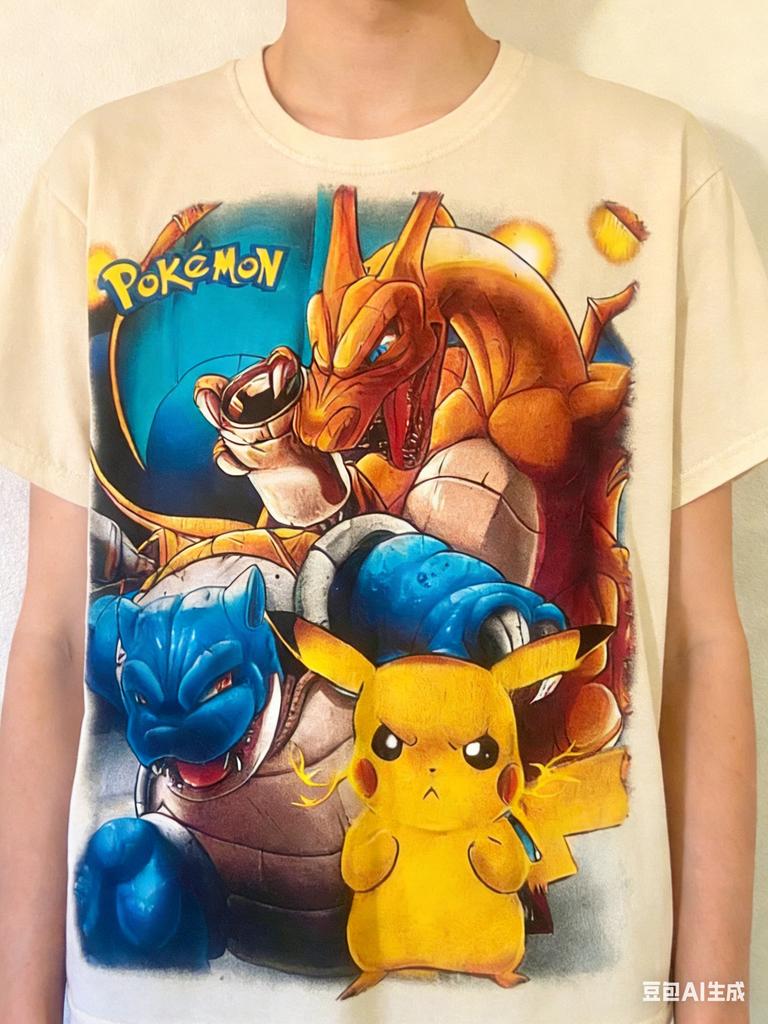 The Popular Summer Fashion New Pokemon Squad Pattern 3d Printed Outdoor Sports Casual Breathable Shirt in Large Size in 2026