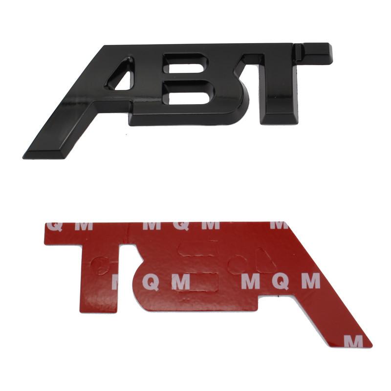 2026 3D Metal ABT Logo Car Front Grille Emblem Badge Stickers Decals For Audi A4 A6 A5 A7 A1 SQ5 TT RS6 RS3 Q7 Q5 Q8 A3 VW Golf 7 Q3