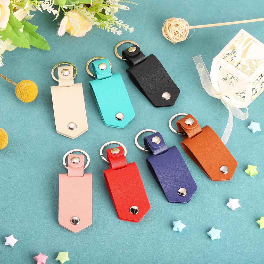 Original Leather Keychain Customizable with and Names Car Keychain A Perfect Commemorative Gift for or Lovers Black [uxcell] - Photos, Text, - - Dad,