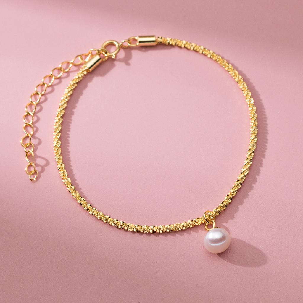 Small Fresh Gypsy Natural Freshwater Pearl Bracelet Retro Style Hand Jewelry Wholesale