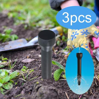 3 Pieces Deep Drip Irrigation Stakes Water Feeder Stake Efficient Garden Irrigation Drippers Gardening Tool Underground Dripper