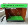 Grand Moyen Fournitures Toilette pour Chien à Vidange Directe Système de Drainage Murs d'Apprentissage Toilette pour Chien Potty pour Animaux d'Intérieur avec Vidange Urinoir pour Animaux