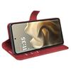 For Motorola Edge 60 Pro 5G Stand Case Anti-Scratch Calf Texture Leather Phone Cover