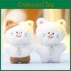 Plush Cat Toy Keychain Pendant With Pp Cotton Filling For Kids Gift Decor Bag