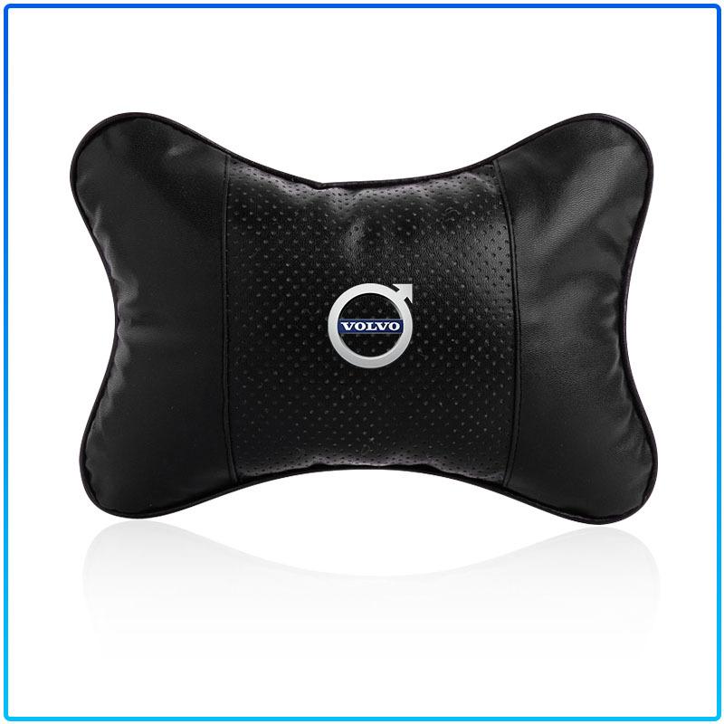 For Volvo XC90 XC60 XC70 XC40 V90 V60 V40 C70 C30 S80 Car Seat Headrest Auto Logo Neck Pillow Car Accessories