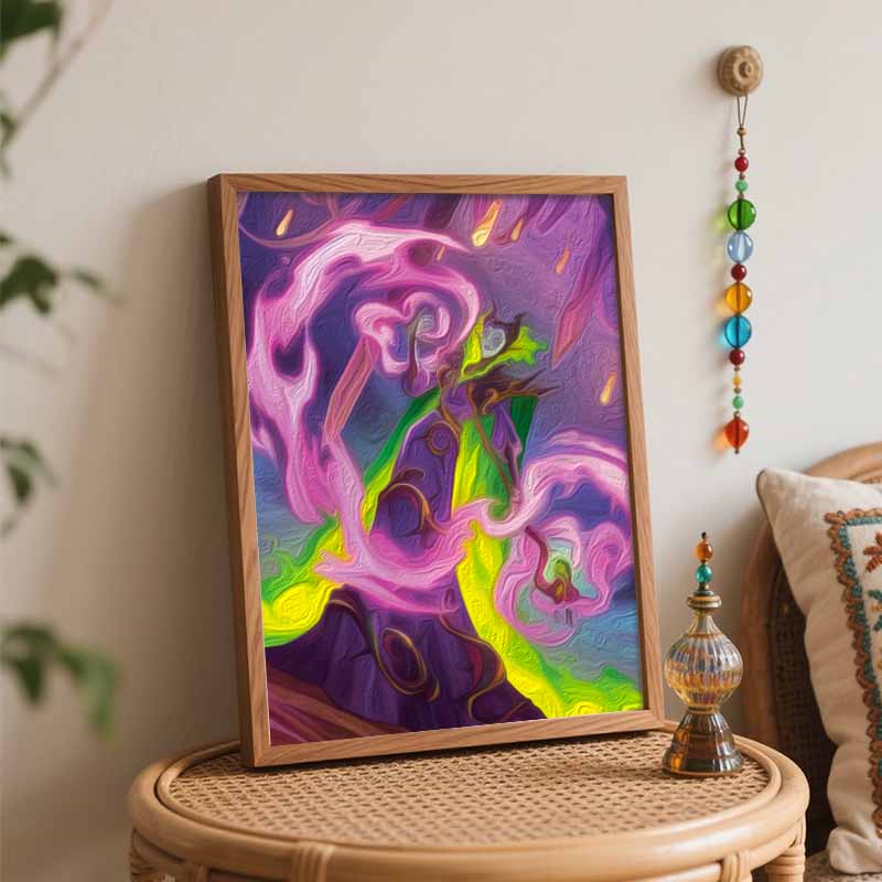 Disney Oil Painting Kit Painting Maleficent Art Home Bedroom Wall Decor Gift