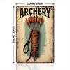 Vintage Tin Metal Wall Sign Retro Arrow Quiver Decor For Bar Garage Man Cave