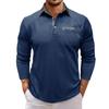 Men's Spring Solid Color Long Sleeve Lapel Shirt Men's Casual Fashion Shirt