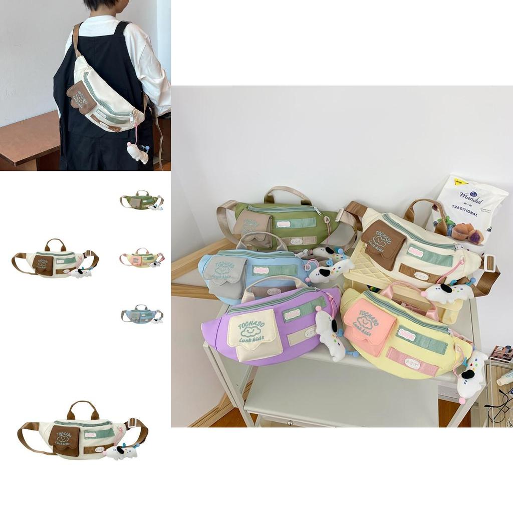 Adorable And Lightweight Nylon Crossbody Bag For Kids Stylish Shoulder Backpack