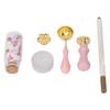 Wax Sealing Kit  Making  Removable Handle Vintage Style Sealing Wax Set for Letter Handicraft