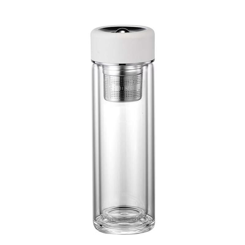 320ml Magnetic Double Wall Glass Tea Infuser Bottle