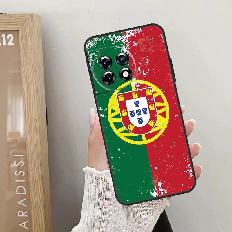 

Portugal National Flag Case For OnePlus Nord CE 5 3 4 Lite N20 N30 OnePlus 13T 10T 8T 11 12 13 15 R 9 10 Pro Cover OnePlus Nord 3