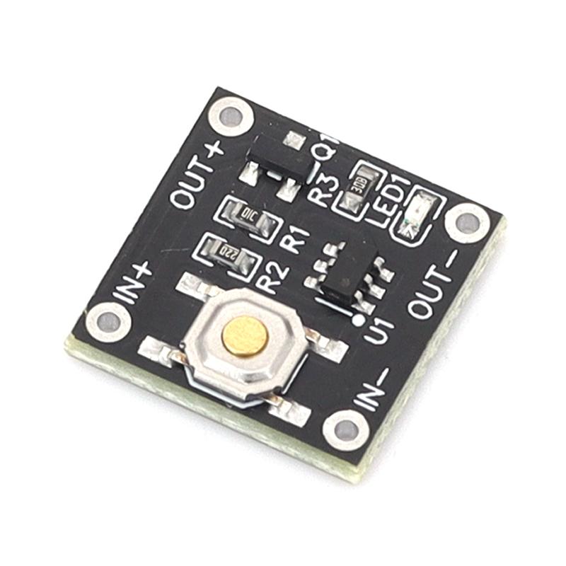 Micro YR1006 One Button Bistable Trigger Module DC 2.2-5V Low Static Current 0.5uA Max 2A Load Latching Switch Board