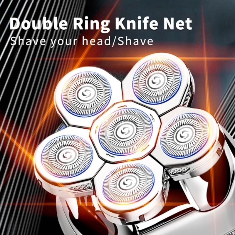 Multifunctional Bald Head Shaver 5 in 1 Electric Razors Head Shavers for Bald