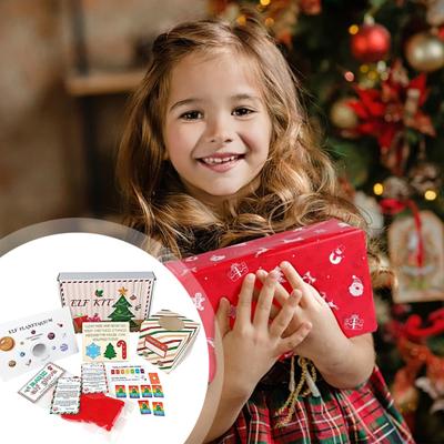 Weihnachtsgeschenkbox-Set Weihnachten Themenmuster 27 Tage Countdown Auffällige Atmosphäre Weihnachtskarton-Set Innen-Außen-Dekor