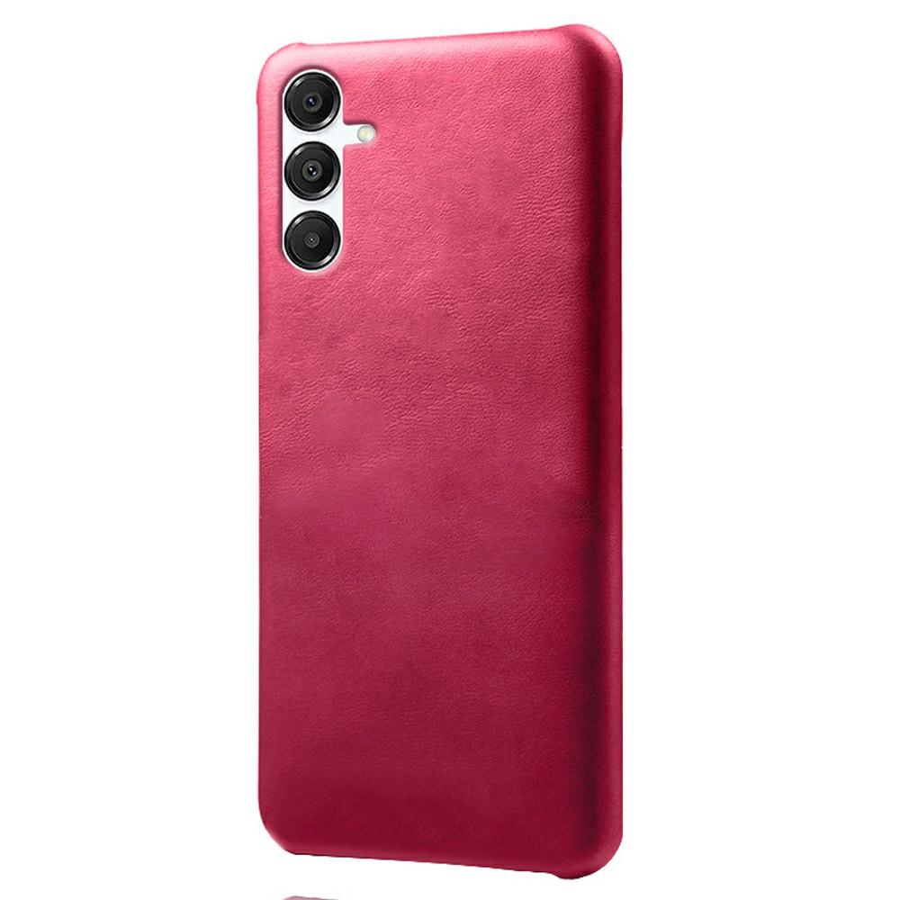 For Samsung Galaxy A17 5G Case Calf Texture PU Leather Hard PC Protective Phone Cover