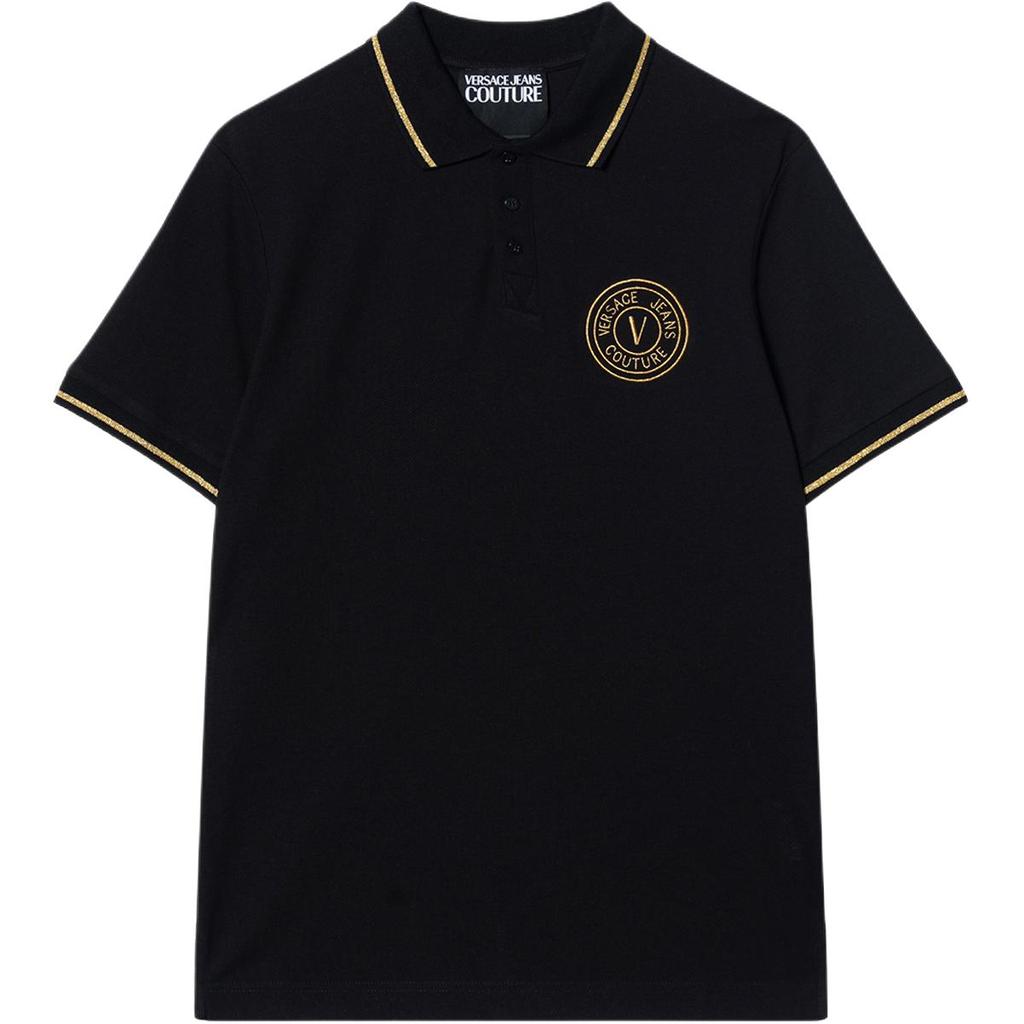 Versace Jeans Couture Koszula polo z haftowanym logo 78GAGT00-CJ01T-G89