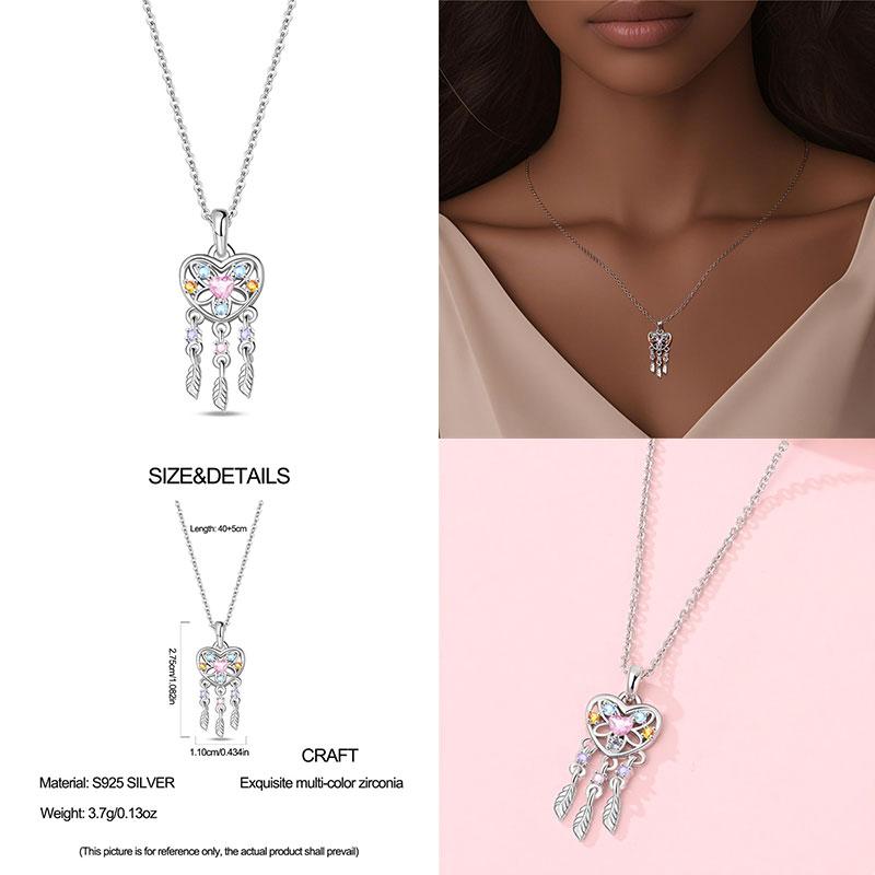 New Original 100% 925 Silver Firefly & Cross Guardian Pendant Women's Necklace Elegant Anniversary Birthday Gift
