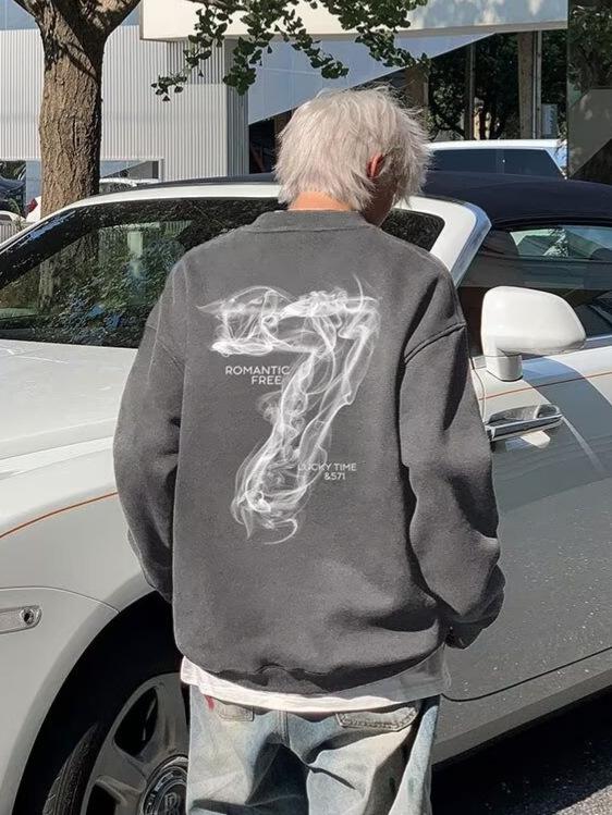 Unisex Trendy Long Sleeve Printed Hoodie - Stylish, Cool, and Versatile Casual Top
