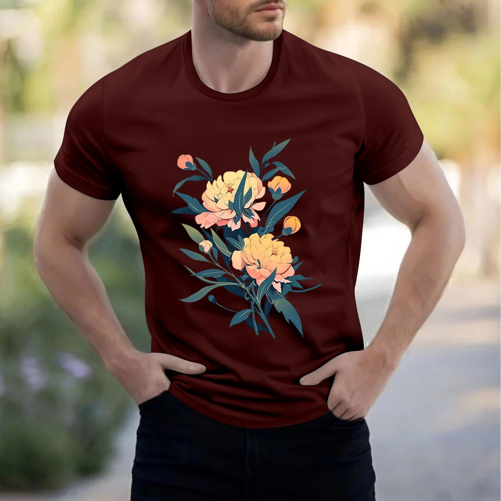 

Мужская рубашка с воротником-стойкой и коротким рукавом, свободная рубашка для отдыха и отдыха, мужская XXL винный