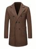 Autumn and Winter Men's Woolen Jacket Woolen Coat Casual Trench Coat