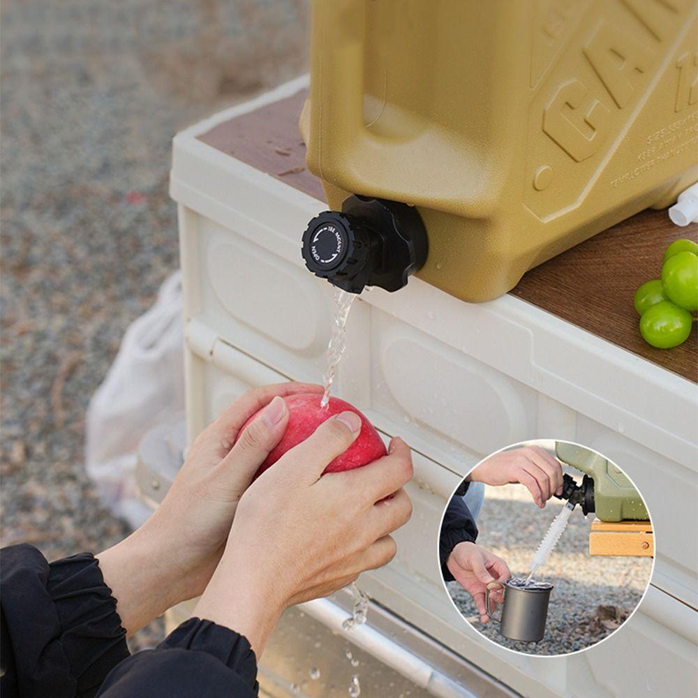 12L Water Storage Container Portable Camping Water Tank Outdoor Drinking Bucket  Travel Supplies