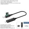 Digital Display DC To Type-C Converter USB-C Output PD 140W Charging Cable Adapter 5V 9V 15V 20V Input Intelligent