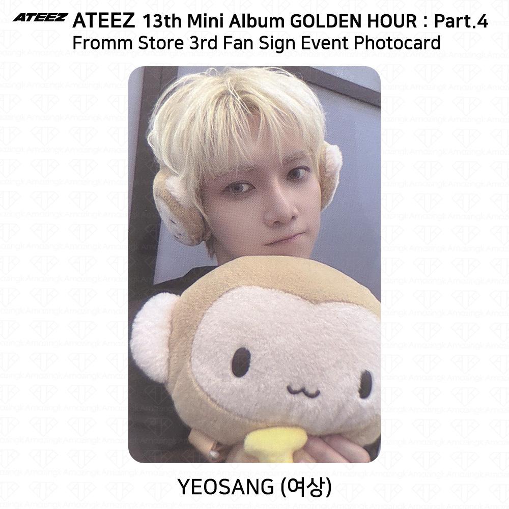 

ATEEZ 13-й мини-альбом Golden Hour Часть.4 FrommStore 3-я фотокарточка для фан-встречи Yeosang