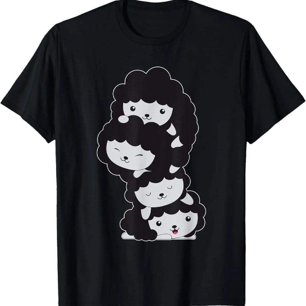 Black Sheep Funny Lambs E-Girl EMO Nu Pastel Goth Aesthetic T-Shirt