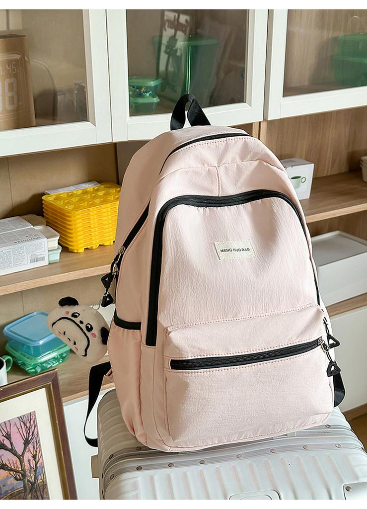 Schoolbag Japanese ins new high-value, fresh and sweet candy-colored backpack, lightweight and large-capacity backpack for junior and senior high