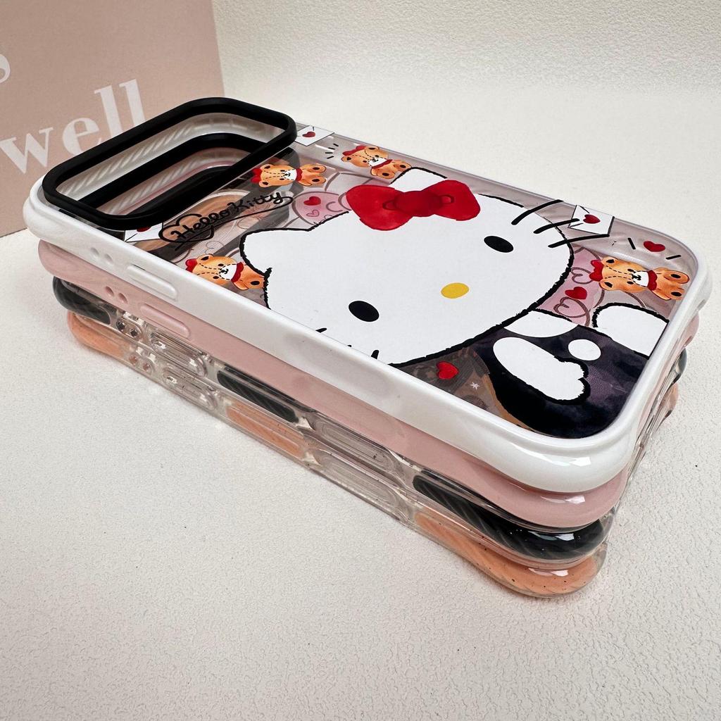 Trendy Four-Corner Anti-Drop KT Cartoon Case for iPhone 17 Pro Max