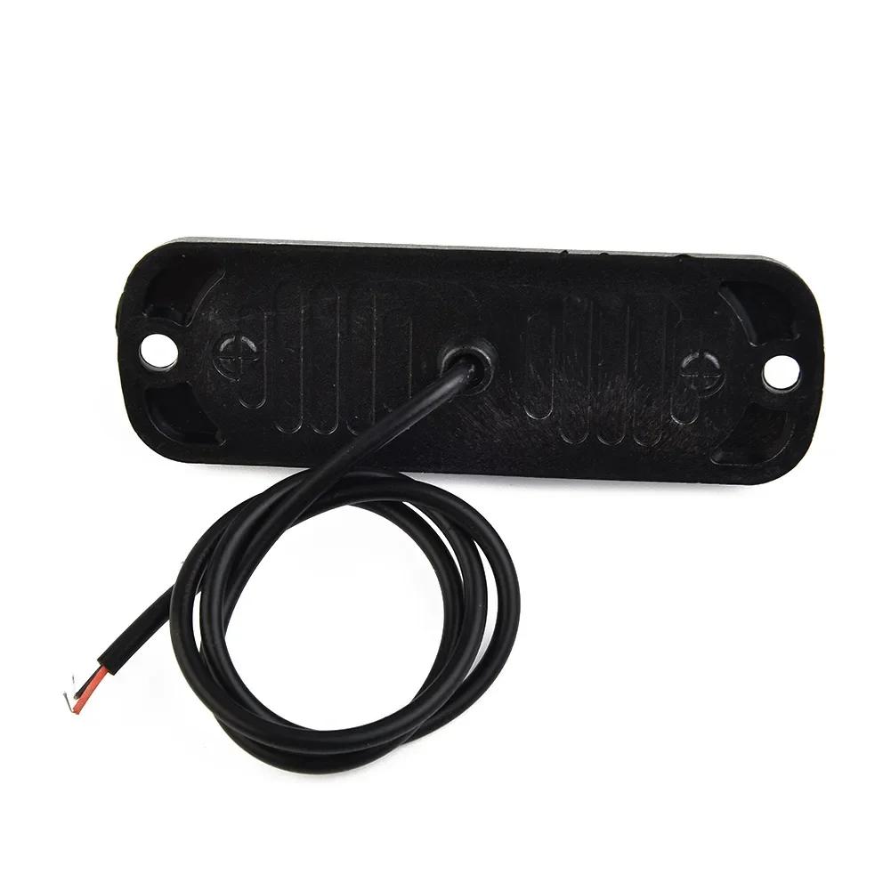 4PCS 4LED Amber Grille Light Lightbar Truck Van Off-road Car Urgent Light Fog Light Lamp 12-24V Super Bright Anti-collision