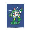 R-Robocars P-Polis Flannel Blanket Helly Awesome Throw Blanket For Bed Sofa Couch 150*125Cm Bedspreads,
