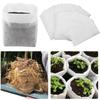 100PCS Nursery Plant Planting Bags Non-woven Growth Bags Indoor Garden Seedling Pots Ventilated Breathable Gardening Tools