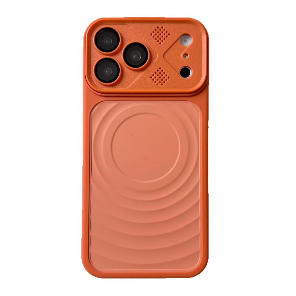 The New Model Is Suitable for Apple 17 Mobile Phone Case, Lens Film, Mecha Wind Ripple, Magnetic Suction iPhone16 Anti-drop Protective Case 11.