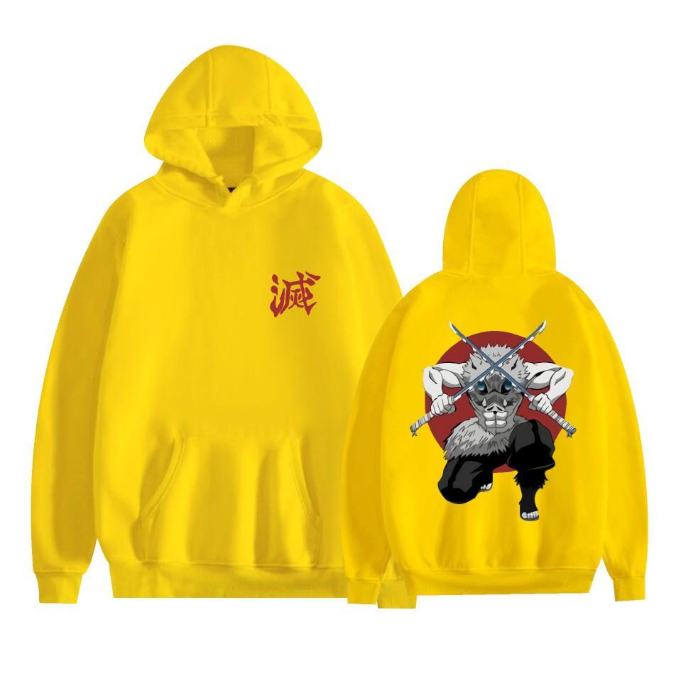 New Arrivals Couple Fashion for Fans of Demon Slayer Printed Sweatshirt Outdoor Sport Cosplay Pullovers Hoodie Cosplay Costume
