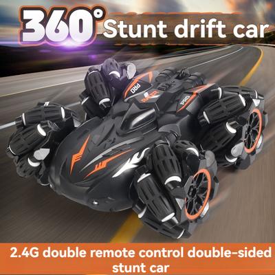 Nowy 2.4g Rc Racing Car przenośny dwustronny Stunt Drift Car ładowanie szybki SUV napęd na cztery koła pojazd terenowy elektryczny zabawka dla dzieci prezent