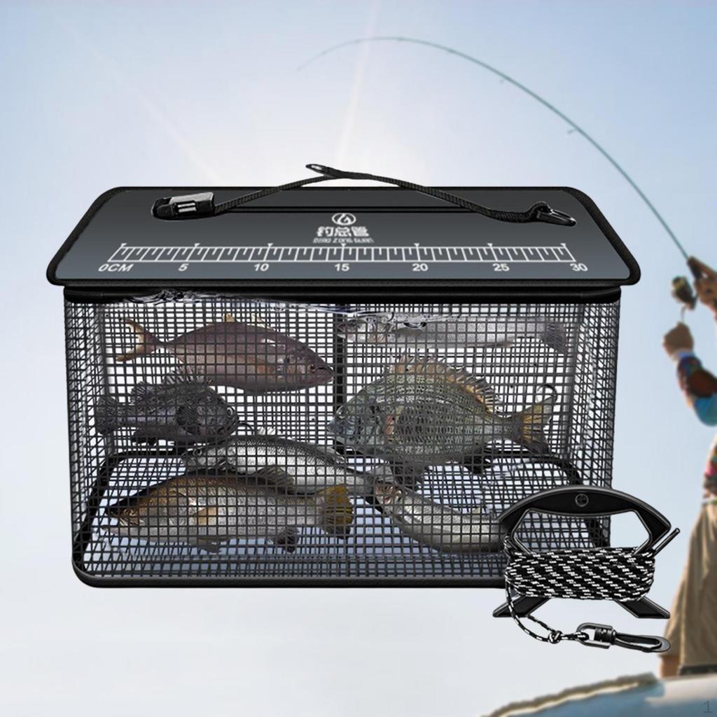 Schwimmkorb in Aufbewahrungskäfig Multifunktionale Schutztasche Elritzen Eimer