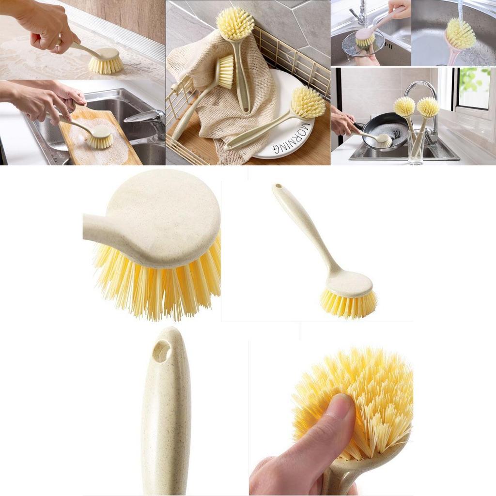 Durable And Eco-friendly Long Handle Cleaning Brush Ideal For Household Kitchen Tasks